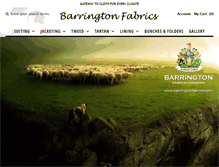 Tablet Screenshot of barringtonfabrics.com